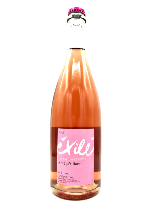 Lise et Bertrand Jousset 'Éxilé' Rosé Pet-Nat 2021