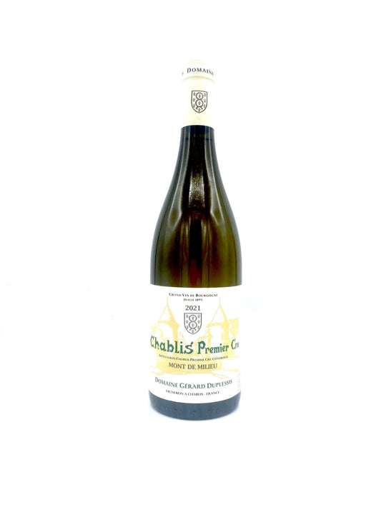 Domaine Gérard Duplessis 'Mont de Milieu' 1er Cru Chablis 2021