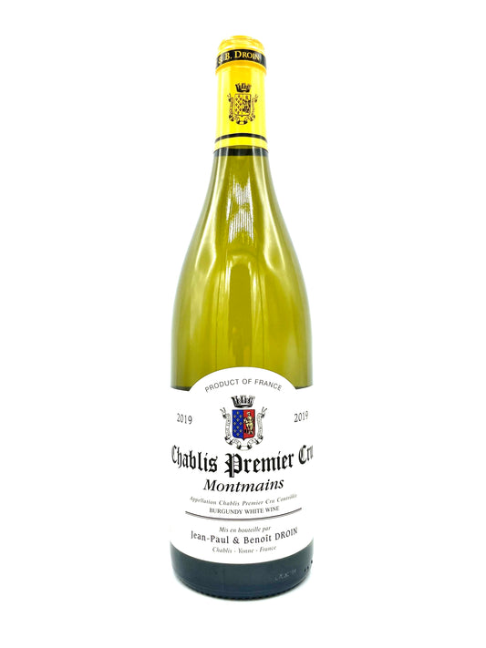 Jean-Paul & Benoît Droin 'Montmains' 1er Cru Chablis 2020