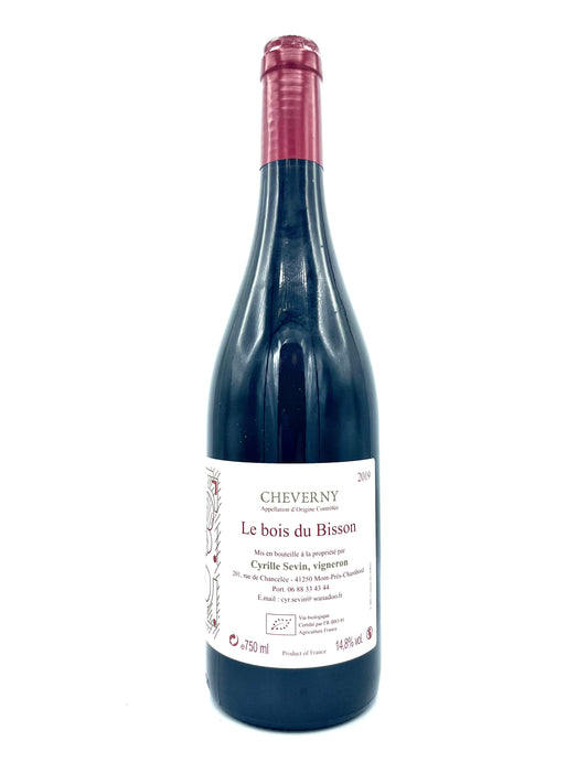 Cyrille Sevin 'Le Bois du Bisson' Cheverny Rouge 2019
