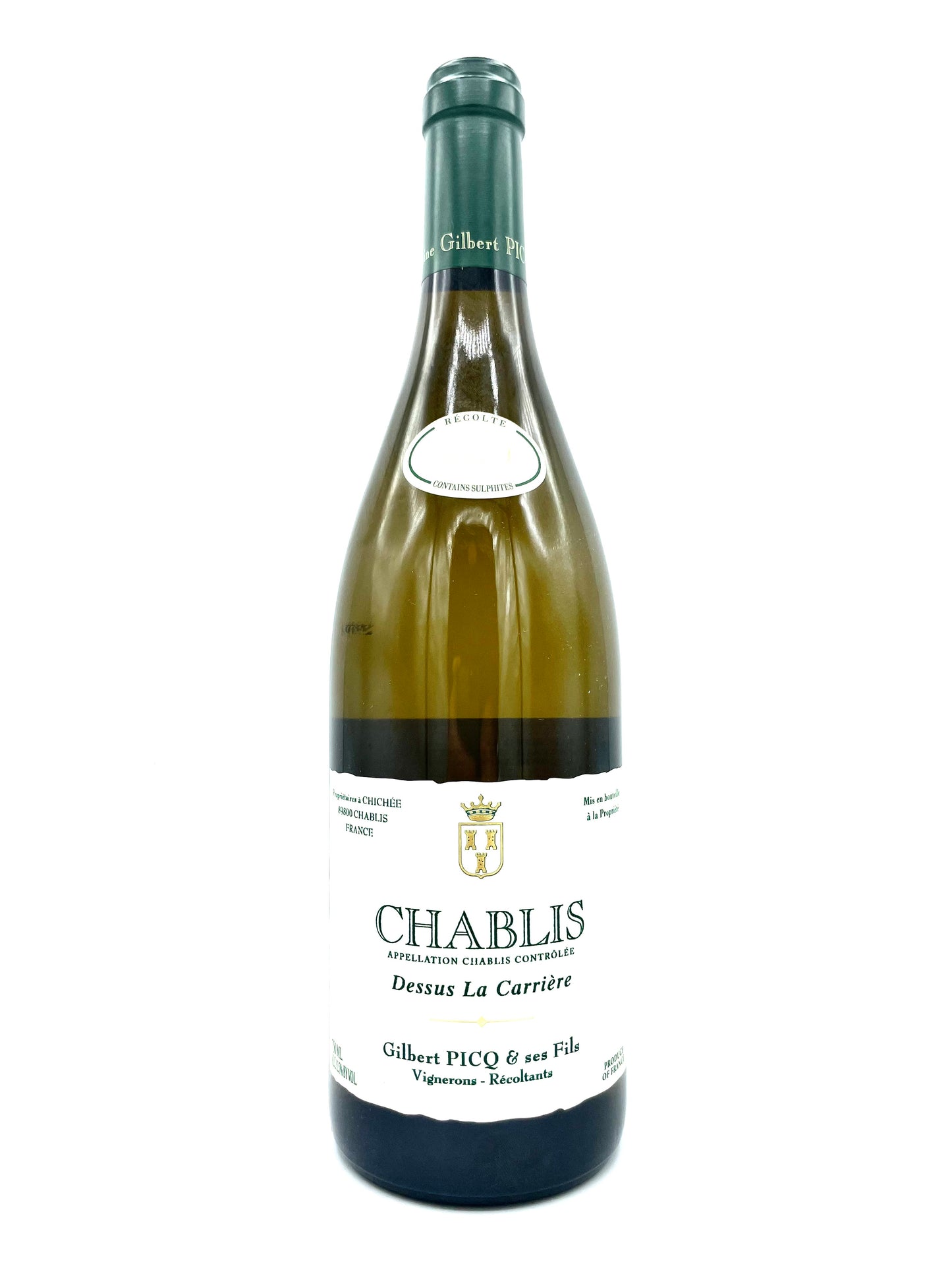 Gilbert Picq 'Dessus la Carrière' Chablis 2020