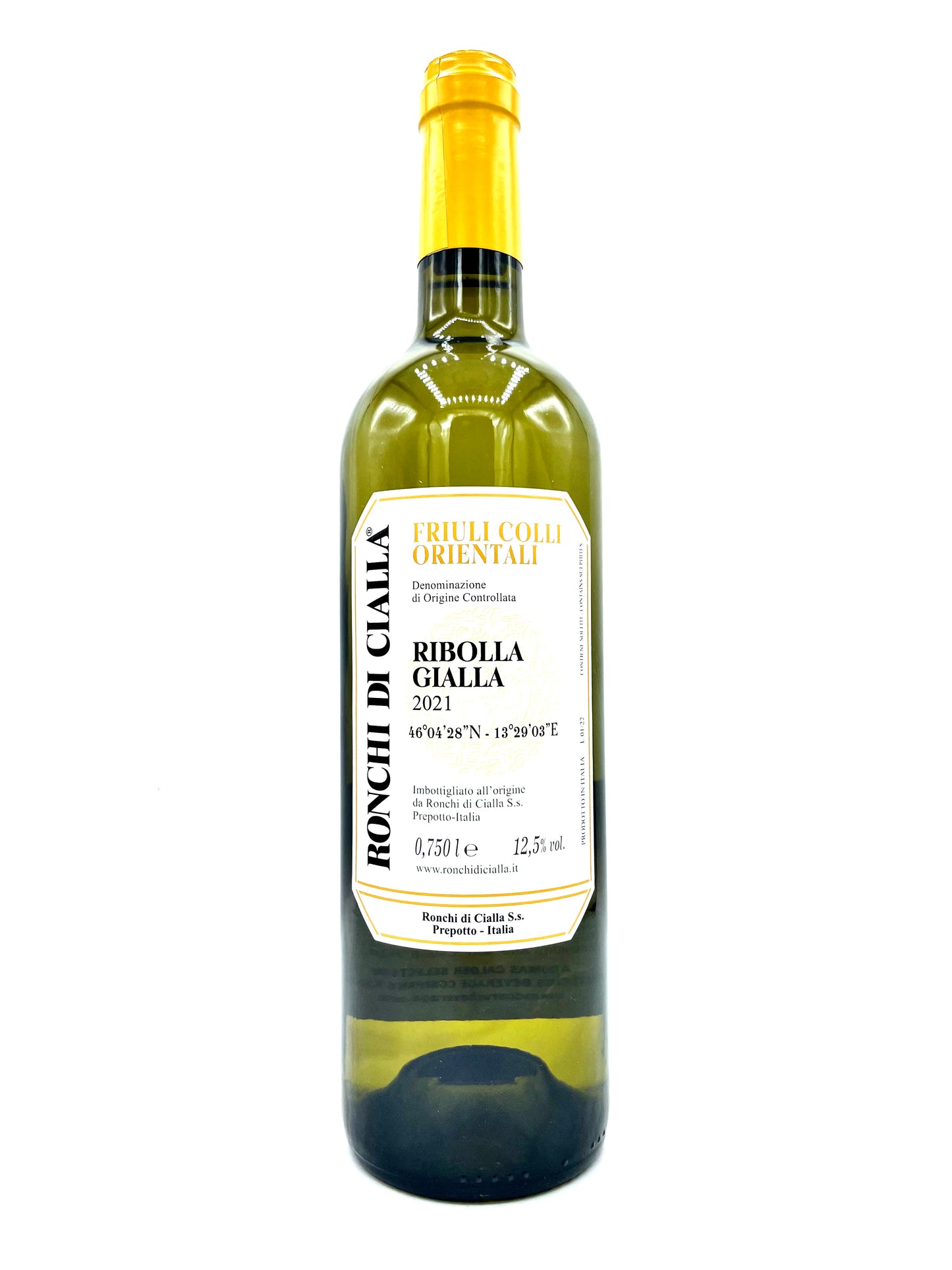 Ronchi di Cialla, Friuli Ribolla Gialla 2021