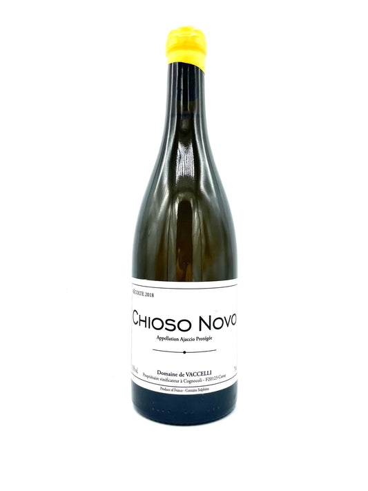 Domaine de Vaccelli 'Chioso Novo' Ajaccio Blanc 2018